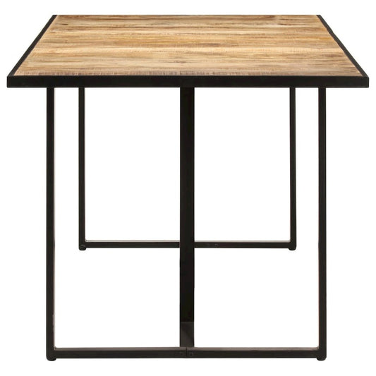 vidaXL Dining Table 63" Rough Mango Wood 0693