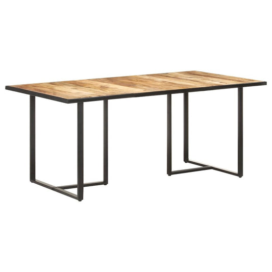 vidaXL Dining Table 70.9" Rough Mango Wood 0695