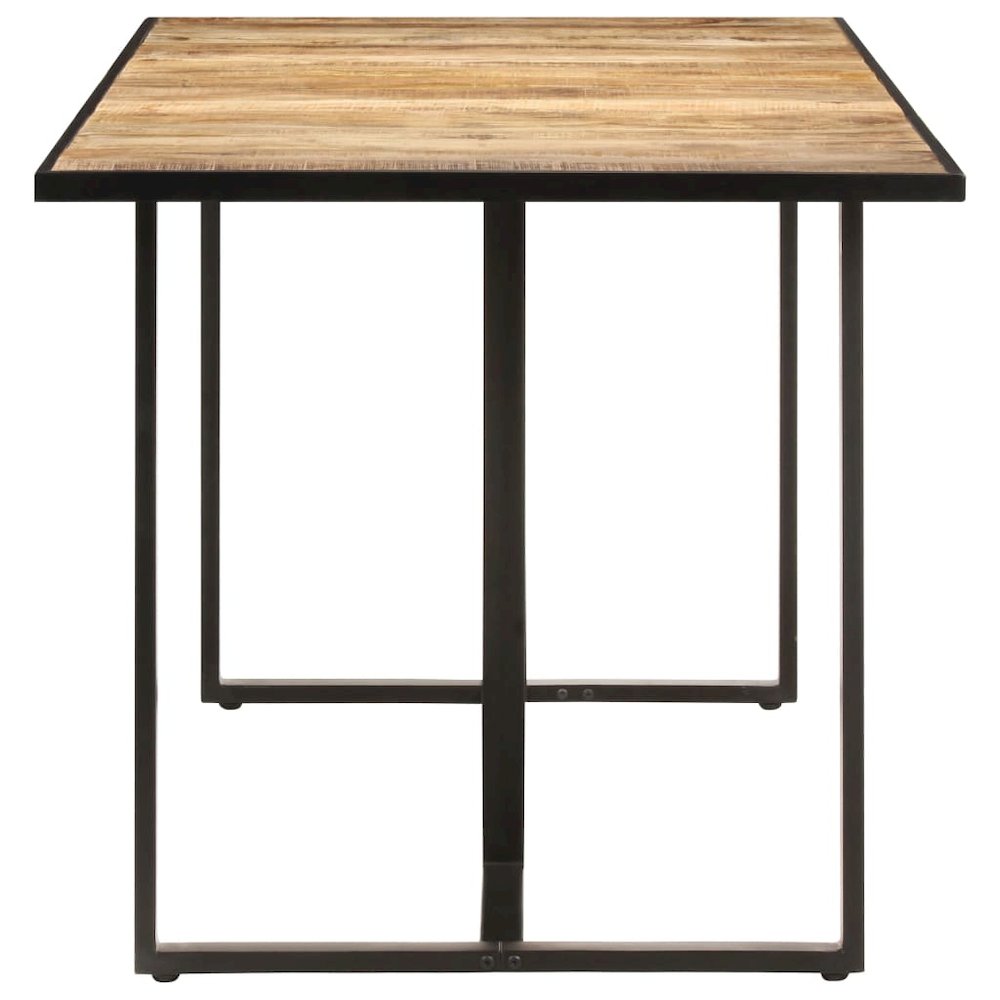 vidaXL Dining Table 70.9" Rough Mango Wood 0695