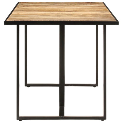 vidaXL Dining Table 70.9" Rough Mango Wood 0695