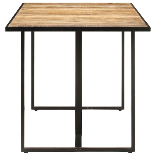 vidaXL Dining Table 70.9" Rough Mango Wood 0695