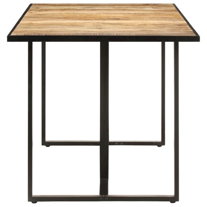 vidaXL Dining Table 78.7" Rough Mango Wood 0697