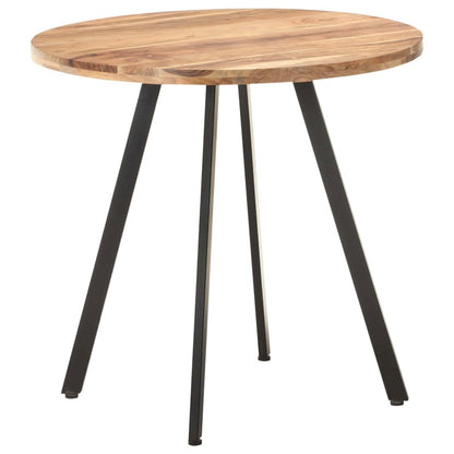 vidaXL Dining Table 31.5" Solid Acacia Wood, 320485