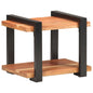Bedside Cabinet Natural wood and black