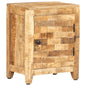 Bedside Cabinet Brown Solid Mango Wood Bedside Cabinet