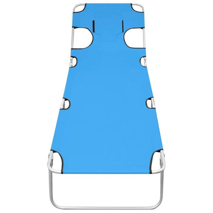 Sun Lounger Turquoise Blue