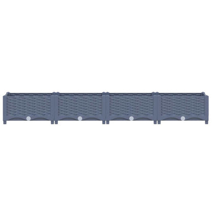 vidaXL Raised Bed 63"x15.7"x9.1" Polypropylene, 310400
