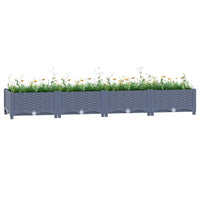 vidaXL Raised Bed 63"x15.7"x9.1" Polypropylene, 310400