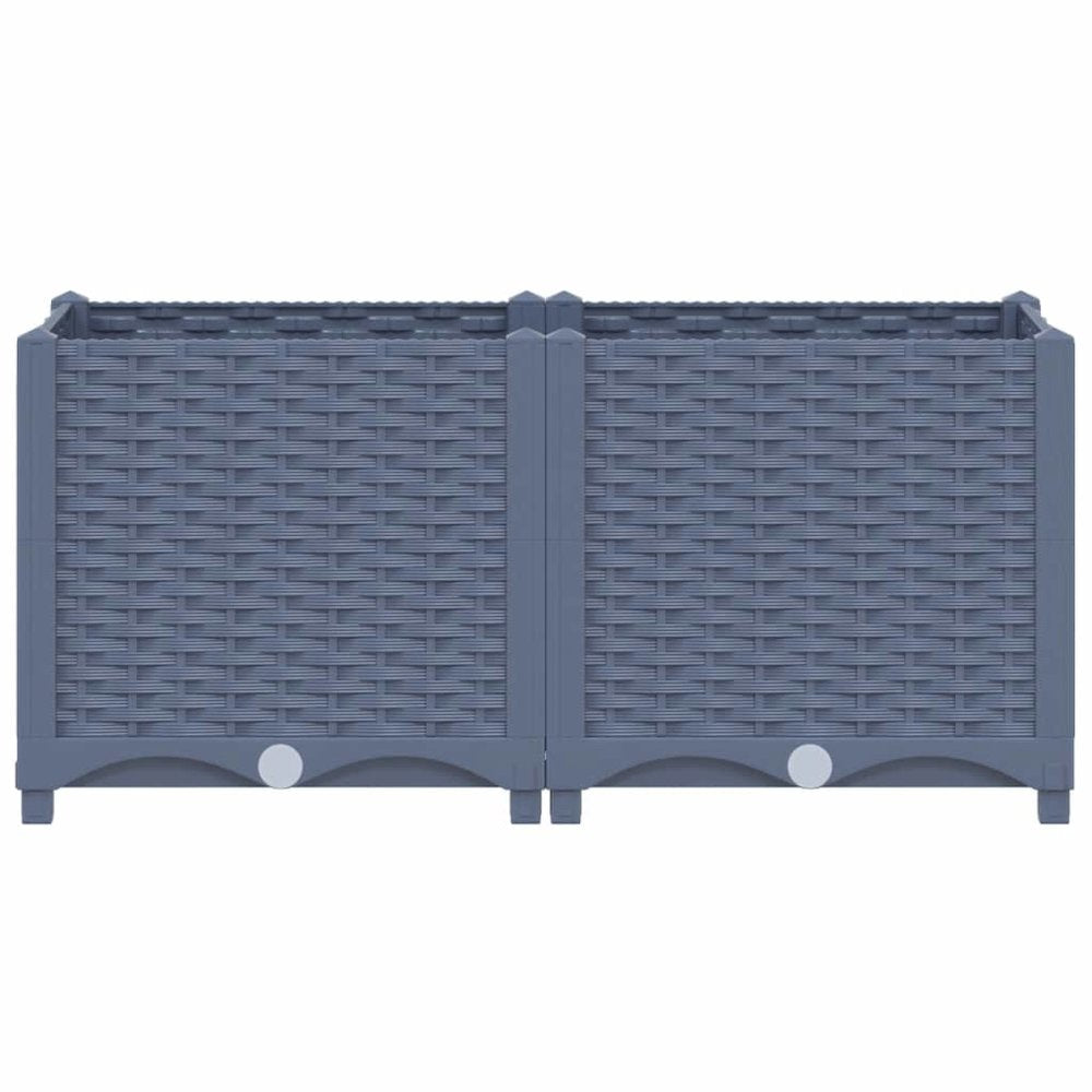 vidaXL Raised Bed 31.5"x15.7"x15" Polypropylene, 310402