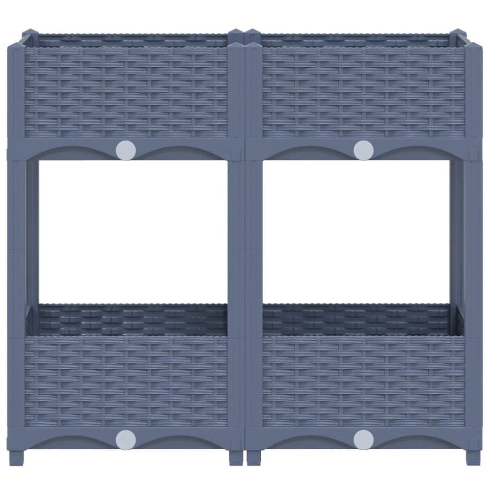 vidaXL Raised Bed 31.5"x15.7"x28" Polypropylene, 310406