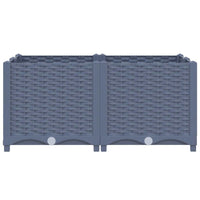 vidaXL Raised Bed 31.5"x31.5"x15" Polypropylene, 310411