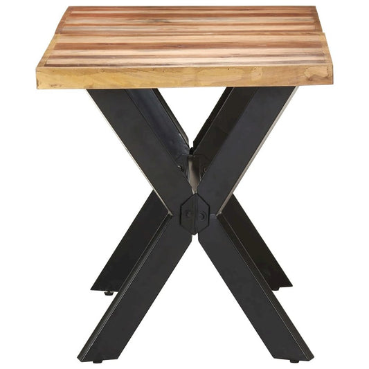 Dining Table 55.1"x27.6"x29.5" Solid Wood with Honey Finish