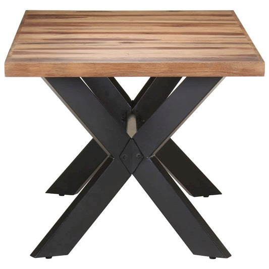 Dining Table 70.9"x35.4"x29.5" Solid Wood with Honey Finish