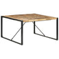 vidaXL Dining Table 55.1"x55.1"x29.5" Rough Mango Wood, 321572