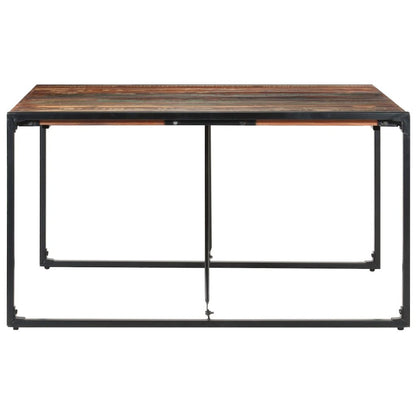 vidaXL Dining Table 55.1"x55.1"x29.5" Solid Reclaimed Wood