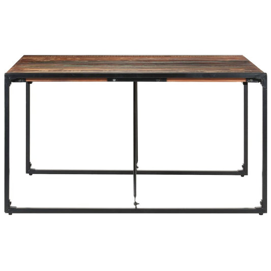 vidaXL Dining Table 55.1"x55.1"x29.5" Solid Reclaimed Wood