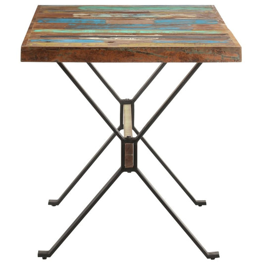 Dining Table 55.1"x27.6"x29.9" Solid Reclaimed Wood