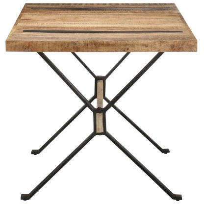 Dining Table 63"x31.5"x29.9" Rough Mango Wood