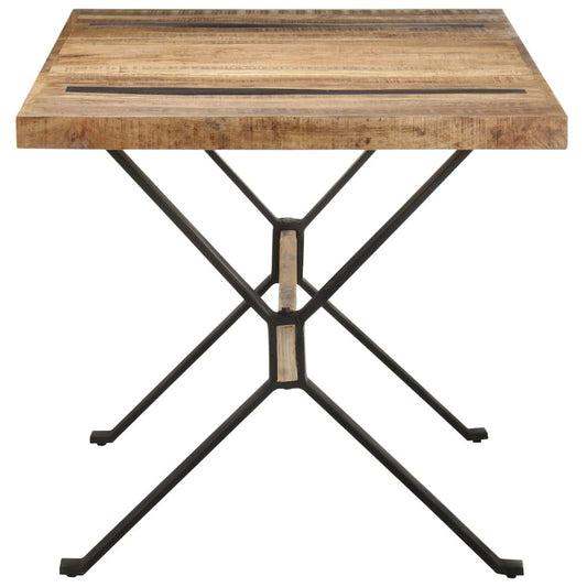 Dining Table 63"x31.5"x29.9" Rough Mango Wood