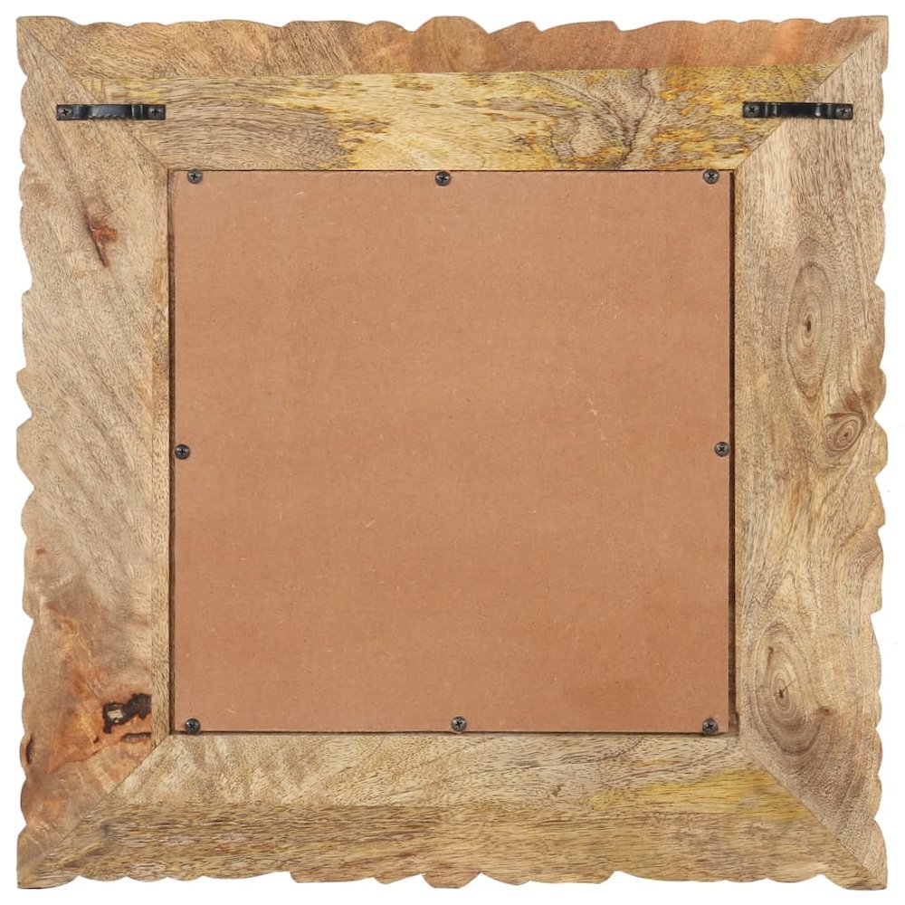 vidaXL Mirror 19.7"x19.7" Solid Mango Wood, 321635