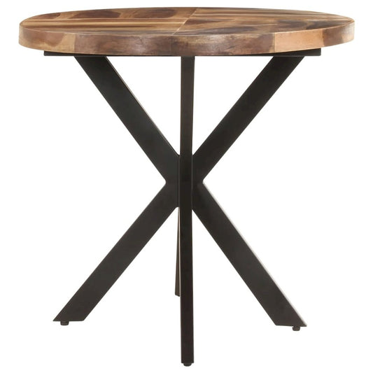 Dining Table 55.1"x31.5"x29.5" Solid Acacia Wood with Sheesham Finish