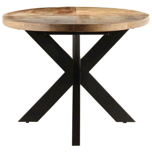 Dining Table 94.5"x39.4"x29.5" Rough Mango Wood
