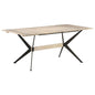 Dining Table 70.9"x35.4"x29.9" Solid Mango Wood