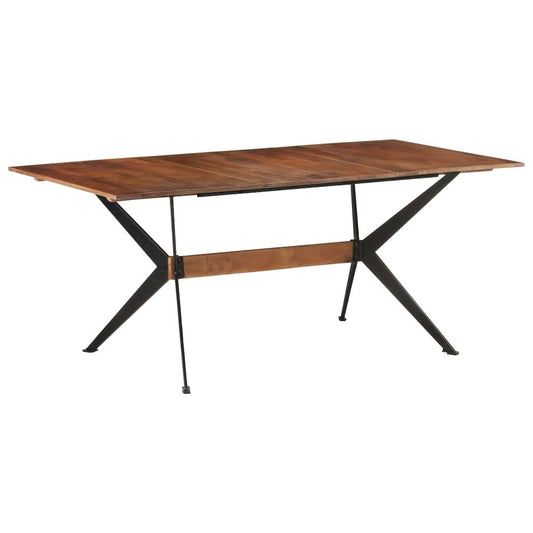 Dining Table 70.9"x35.4"x29.9" Solid Mango Wood
