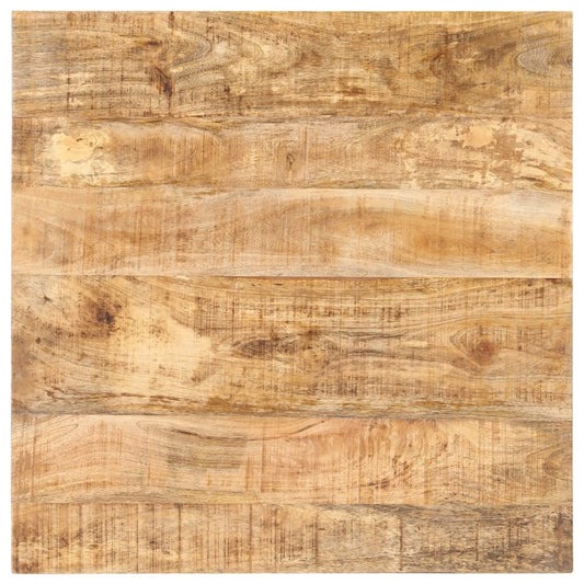 vidaXL Bistro Table Square 27.6"x27.6"x29.5" Rough Mango Wood