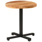 vidaXL Bistro Table Round Ø27.6"x29.5" Solid Acacia Wood