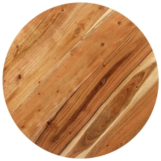 vidaXL Bistro Table Round Ø27.6"x29.5" Solid Acacia Wood