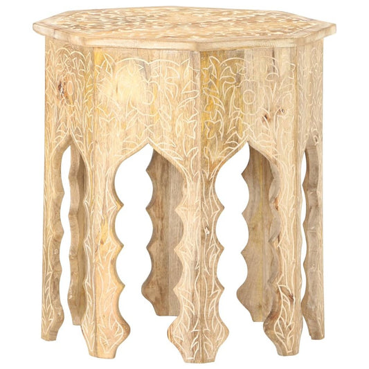 vidaXL Side Table ?18.9" Solid Mango Wood 0372