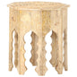 vidaXL Side Table ?18.9" Solid Mango Wood 0372