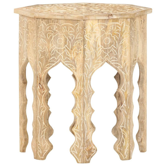 vidaXL Side Table ?18.9" Solid Mango Wood 0372