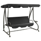 Swing Bench Anthracite PVC-coated fabric, powder-coated steel