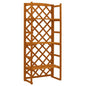 vidaXL Plant Stand with Trellis Orange 23.6"x11.8"x55.1" Solid Firwood, 314834