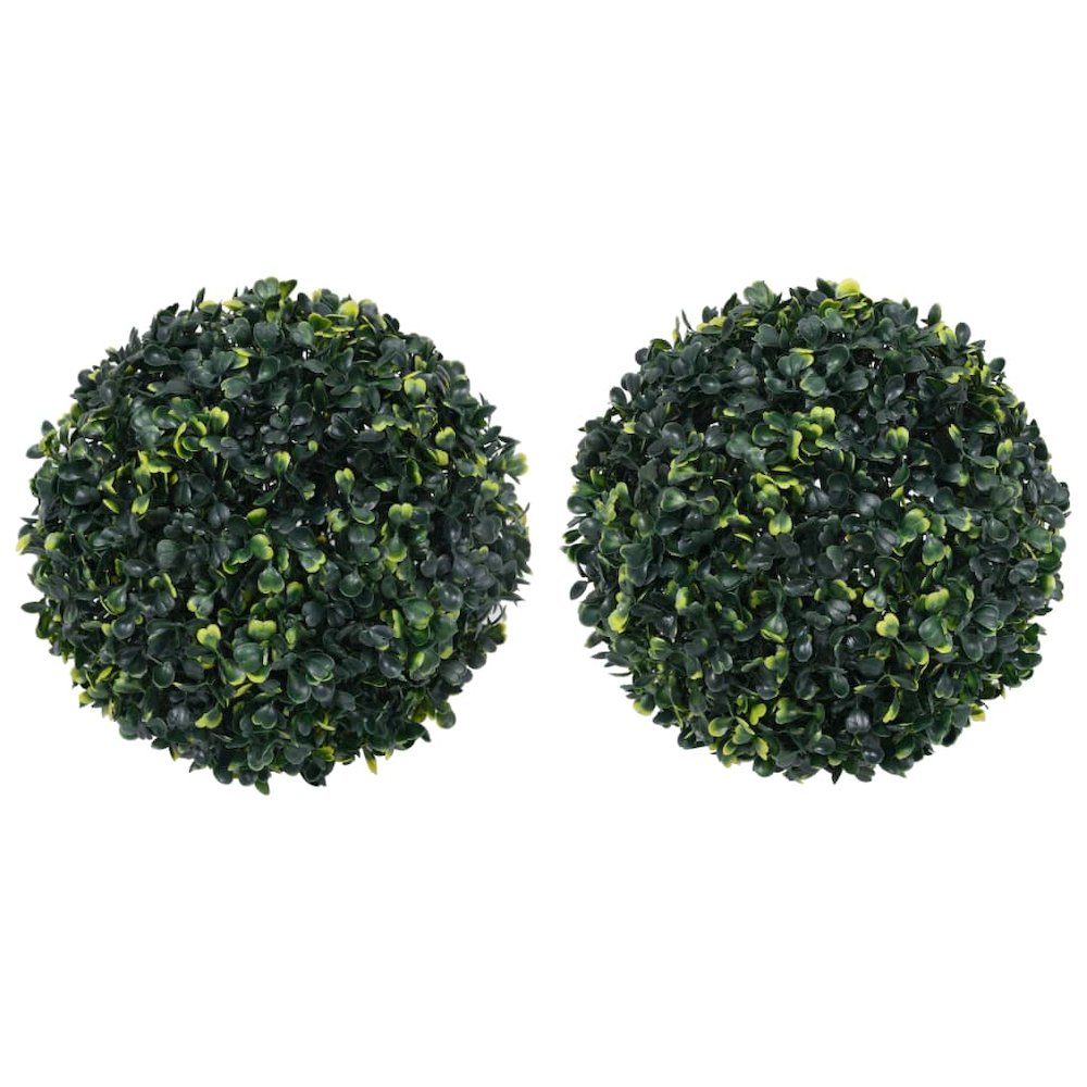 Artificial Boxwood Ball Mixed Green Polyethylene Large