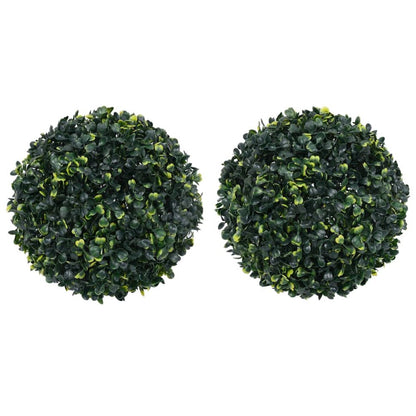 Artificial Boxwood Ball Mixed Green Polyethylene Large
