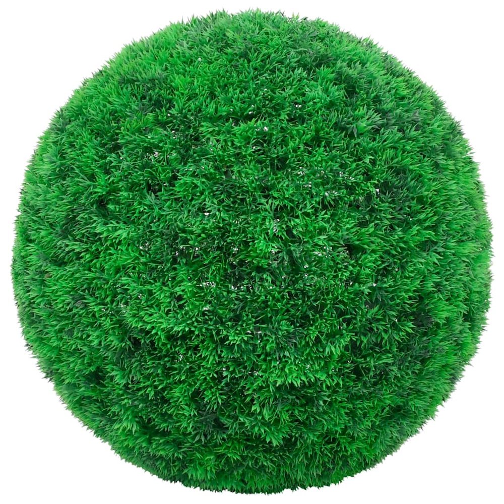 Artificial Boxwood Ball Mixed Green Polyethylene Medium