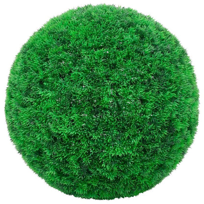 Artificial Boxwood Ball Mixed Green Polyethylene Medium
