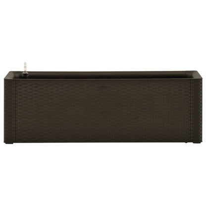 Garden Raised Bed with Self Watering System Mocha 39.4"x16.9"x13"