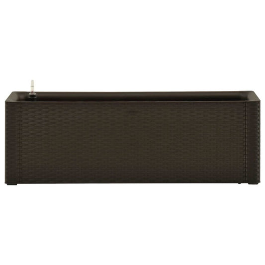Garden Raised Bed with Self Watering System Mocha 39.4"x16.9"x13"