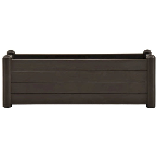 Garden Raised Bed PP Mocha 39.4"x16.9"x13.8"