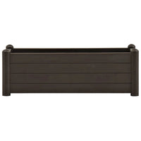 Garden Raised Bed PP Mocha 39.4"x16.9"x13.8"