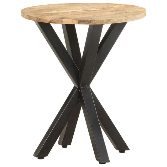 vidaXL Side Table 18.9"x18.9"x22" Solid Mango Wood 0656