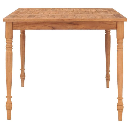 vidaXL Batavia Table 59.1"x35.4"x29.5" Solid Teak Wood