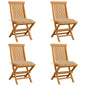 Patio Chair Set of 4 Teak wood
