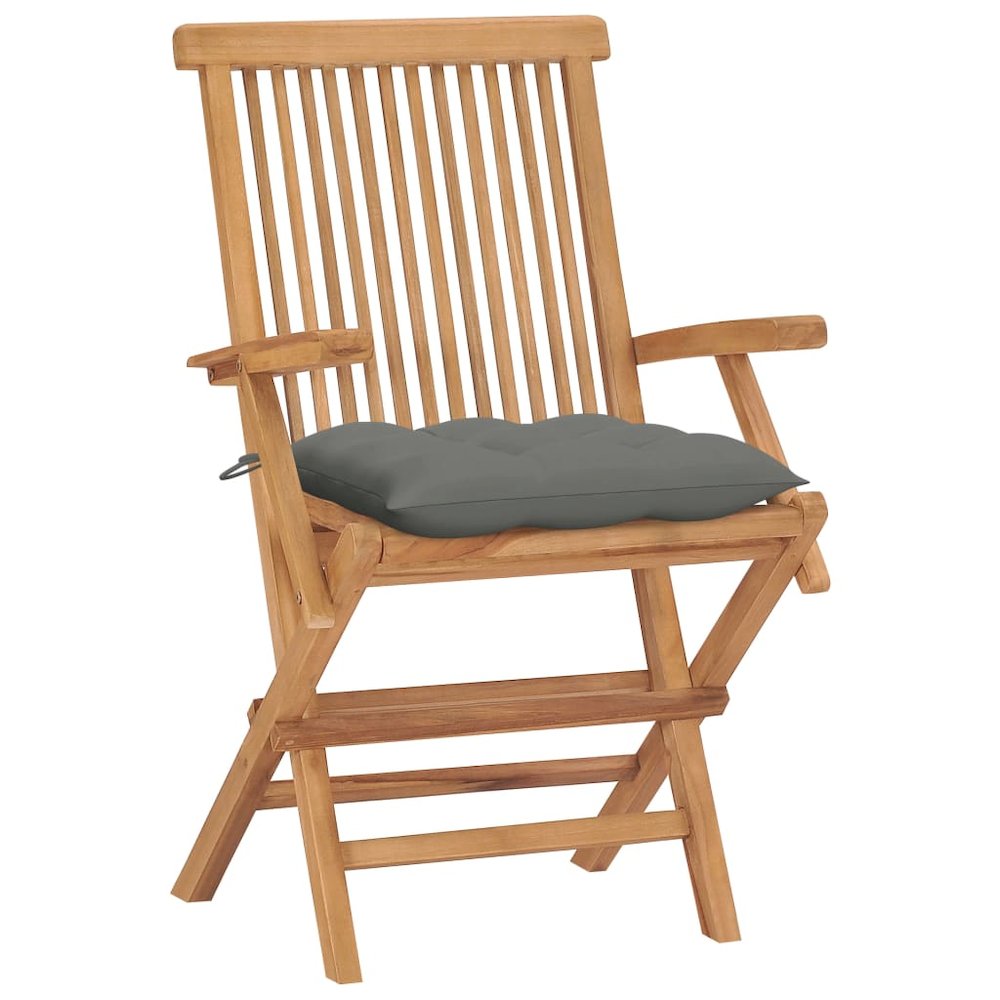 Garden Chair Set of 4 Natural wood Fine sanded teak hardwood