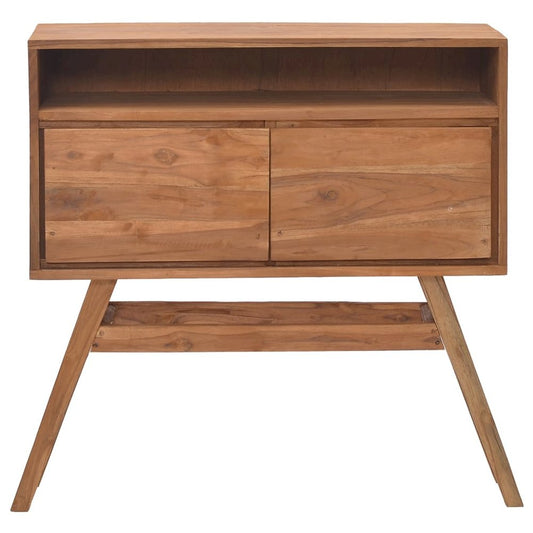 Console Table 31.5"x11.8"x31.5" Solid Teak Wood