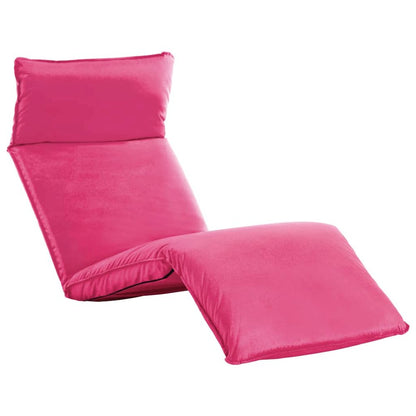 Sunlounger Pink Oxford Fabric (100% Polyester) 69.7 x 22.0 x 3.9 in